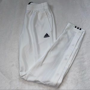 adidas white sweatpants joggers